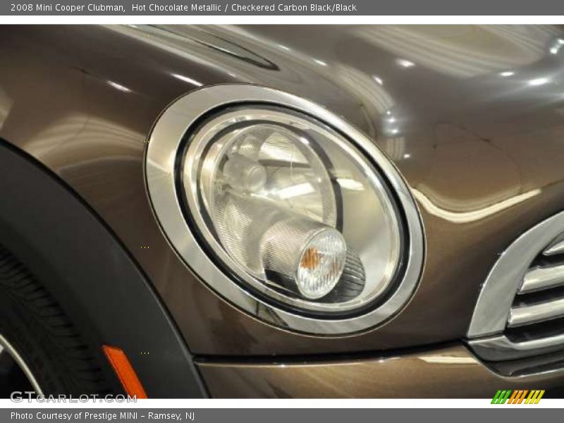 Hot Chocolate Metallic / Checkered Carbon Black/Black 2008 Mini Cooper Clubman