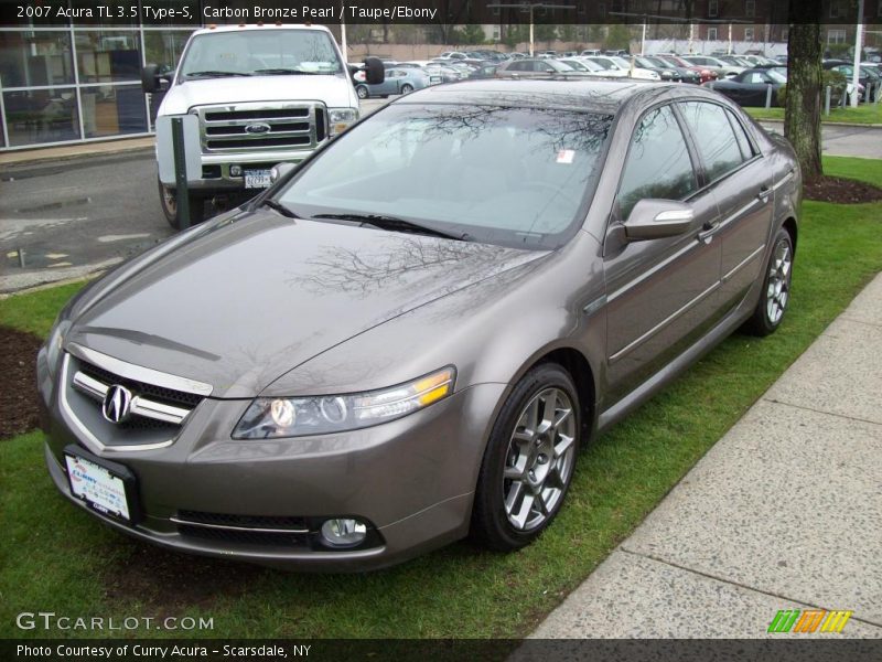 Carbon Bronze Pearl / Taupe/Ebony 2007 Acura TL 3.5 Type-S