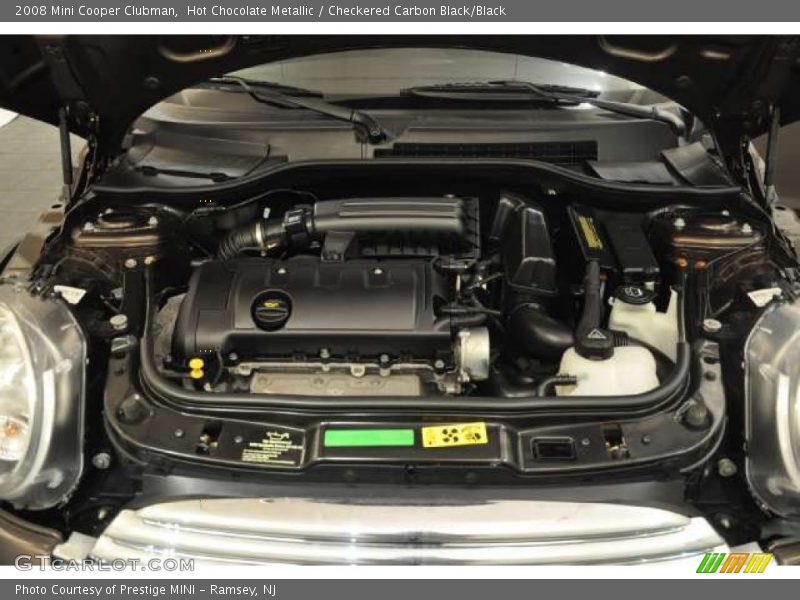 Hot Chocolate Metallic / Checkered Carbon Black/Black 2008 Mini Cooper Clubman