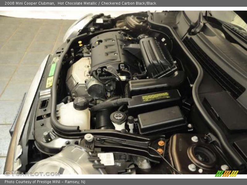 Hot Chocolate Metallic / Checkered Carbon Black/Black 2008 Mini Cooper Clubman