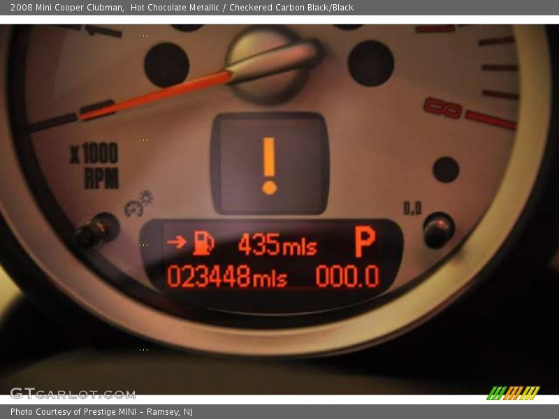 Hot Chocolate Metallic / Checkered Carbon Black/Black 2008 Mini Cooper Clubman