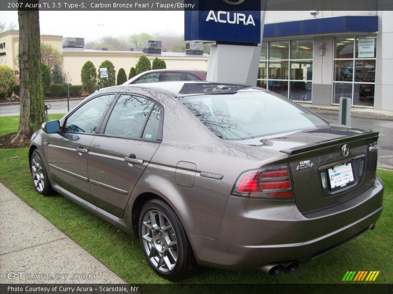 Carbon Bronze Pearl / Taupe/Ebony 2007 Acura TL 3.5 Type-S