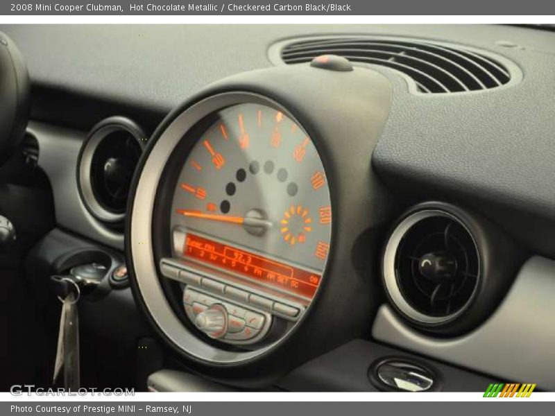Hot Chocolate Metallic / Checkered Carbon Black/Black 2008 Mini Cooper Clubman