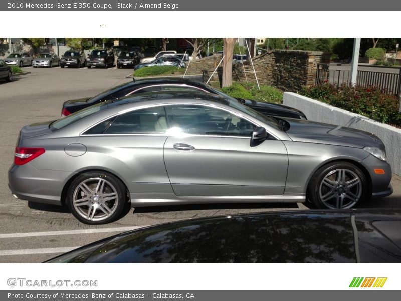 Black / Almond Beige 2010 Mercedes-Benz E 350 Coupe