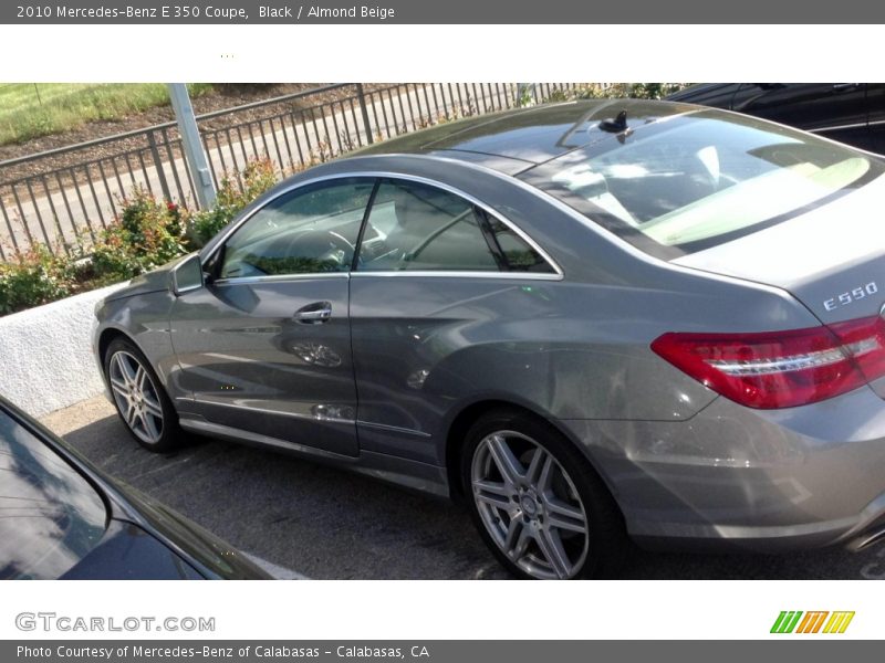 Black / Almond Beige 2010 Mercedes-Benz E 350 Coupe