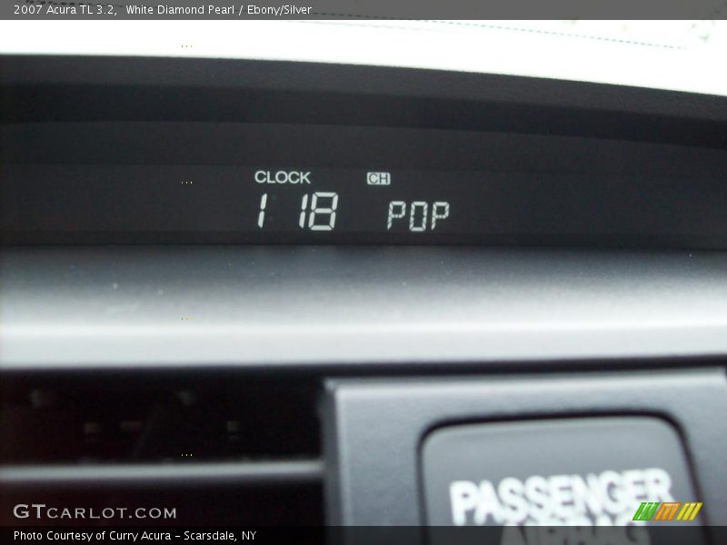 White Diamond Pearl / Ebony/Silver 2007 Acura TL 3.2