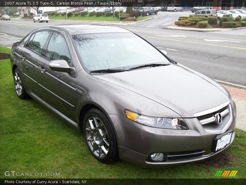 Carbon Bronze Pearl / Taupe/Ebony 2007 Acura TL 3.5 Type-S
