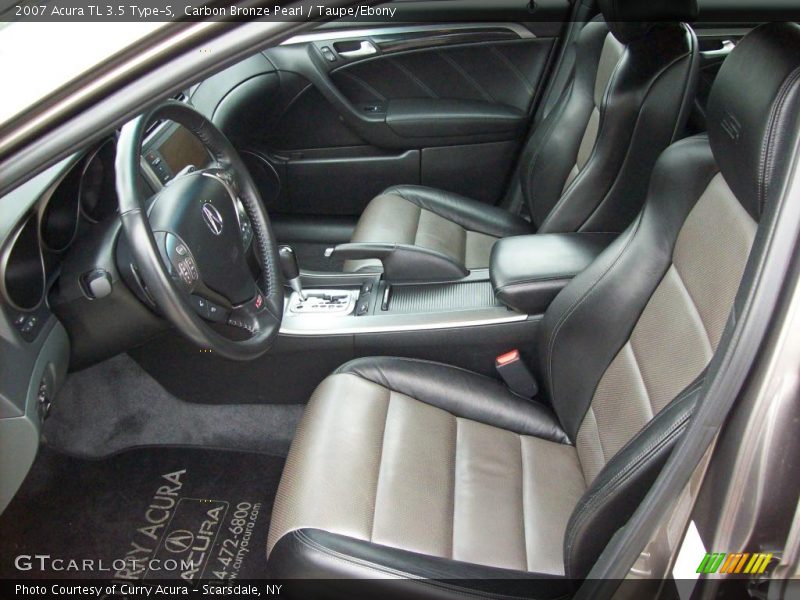 Carbon Bronze Pearl / Taupe/Ebony 2007 Acura TL 3.5 Type-S