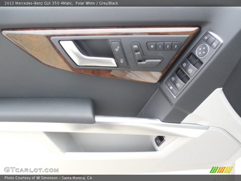 Polar White / Grey/Black 2013 Mercedes-Benz GLK 350 4Matic