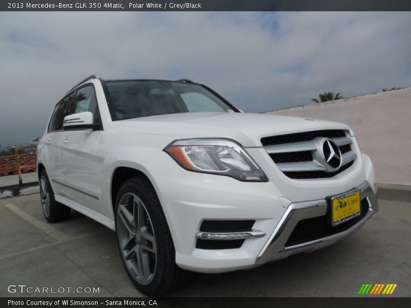 Polar White / Grey/Black 2013 Mercedes-Benz GLK 350 4Matic