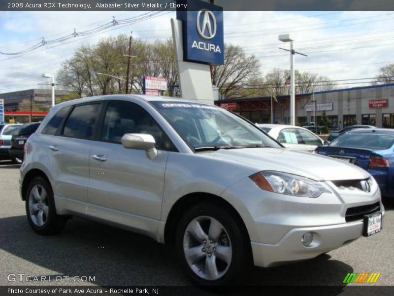 Alabaster Silver Metallic / Ebony 2008 Acura RDX Technology