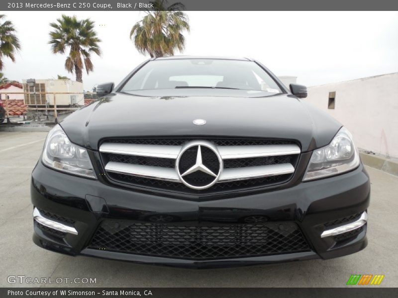 Black / Black 2013 Mercedes-Benz C 250 Coupe