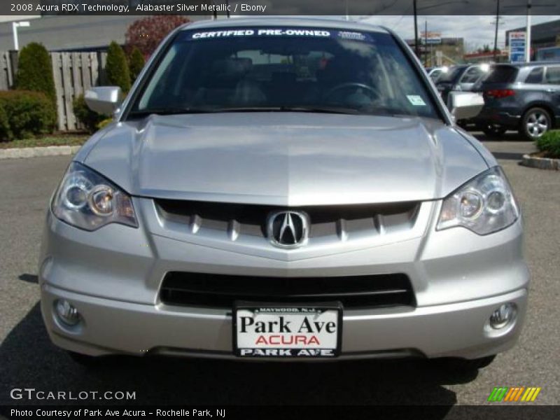 Alabaster Silver Metallic / Ebony 2008 Acura RDX Technology