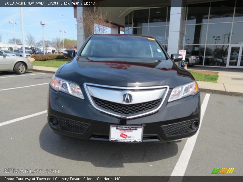 Crystal Black Pearl / Ebony 2013 Acura RDX AWD