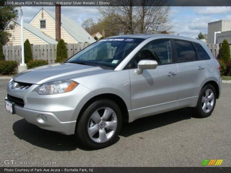Alabaster Silver Metallic / Ebony 2008 Acura RDX Technology