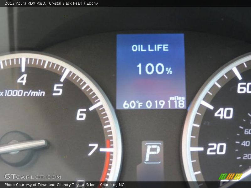 Crystal Black Pearl / Ebony 2013 Acura RDX AWD