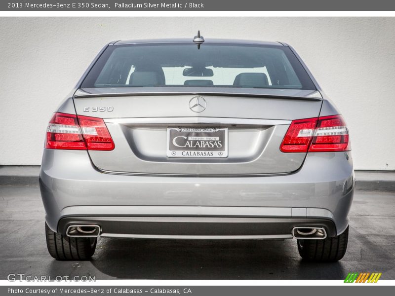 Palladium Silver Metallic / Black 2013 Mercedes-Benz E 350 Sedan