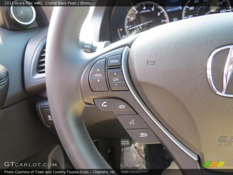 Crystal Black Pearl / Ebony 2013 Acura RDX AWD