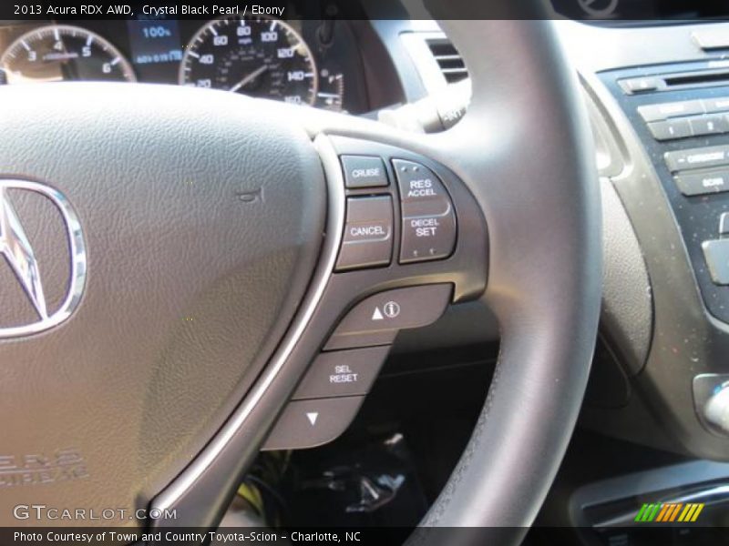 Crystal Black Pearl / Ebony 2013 Acura RDX AWD