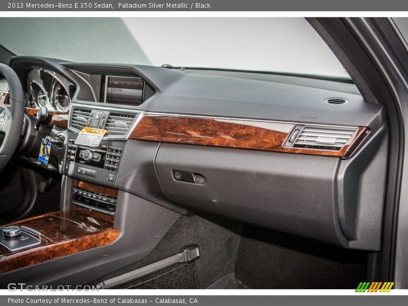 Palladium Silver Metallic / Black 2013 Mercedes-Benz E 350 Sedan