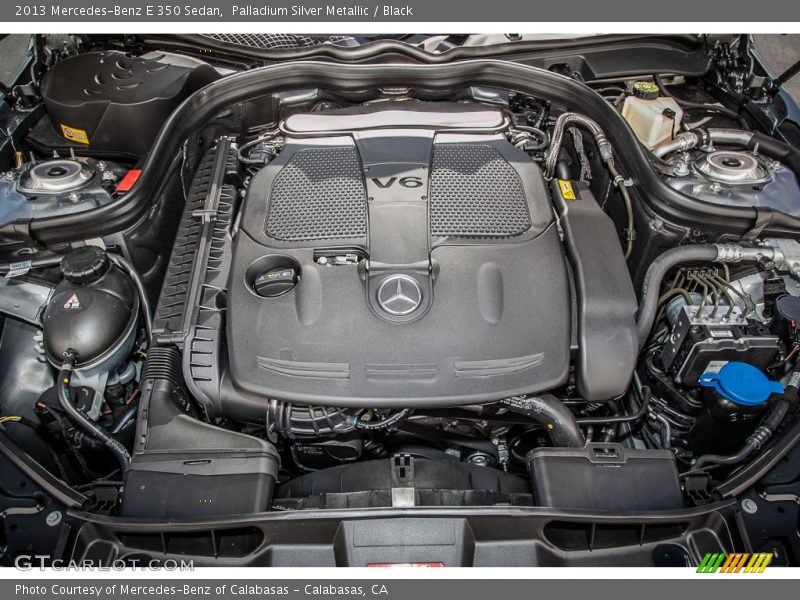 Palladium Silver Metallic / Black 2013 Mercedes-Benz E 350 Sedan