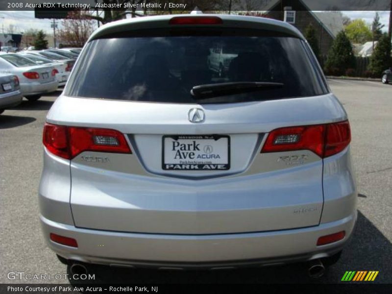 Alabaster Silver Metallic / Ebony 2008 Acura RDX Technology