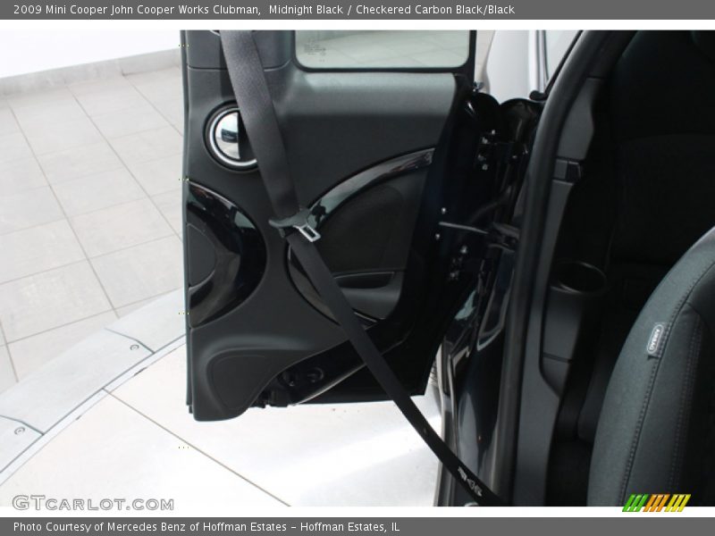 Midnight Black / Checkered Carbon Black/Black 2009 Mini Cooper John Cooper Works Clubman