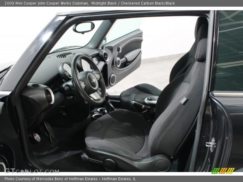Midnight Black / Checkered Carbon Black/Black 2009 Mini Cooper John Cooper Works Clubman