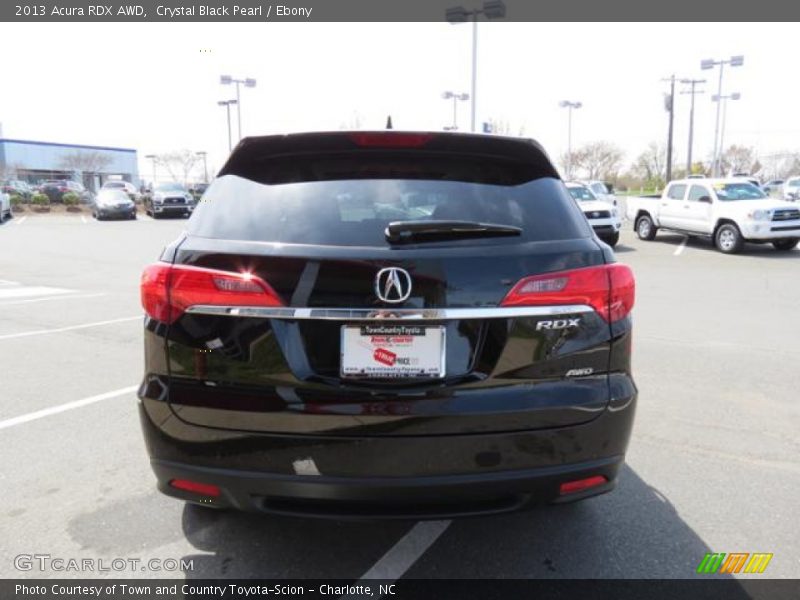 Crystal Black Pearl / Ebony 2013 Acura RDX AWD