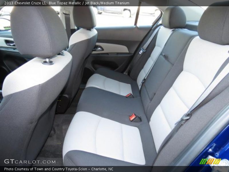 Blue Topaz Metallic / Jet Black/Medium Titanium 2013 Chevrolet Cruze LS