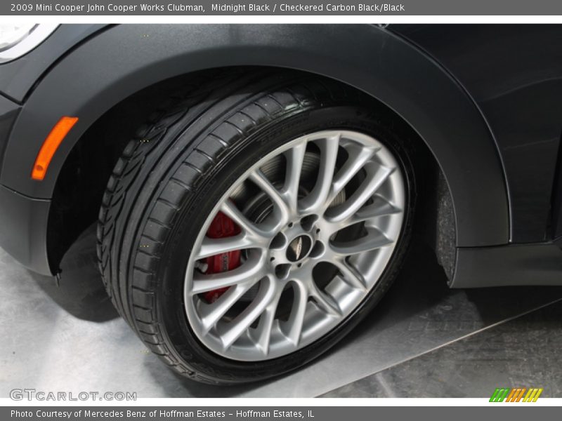 Midnight Black / Checkered Carbon Black/Black 2009 Mini Cooper John Cooper Works Clubman