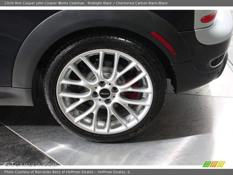 Midnight Black / Checkered Carbon Black/Black 2009 Mini Cooper John Cooper Works Clubman