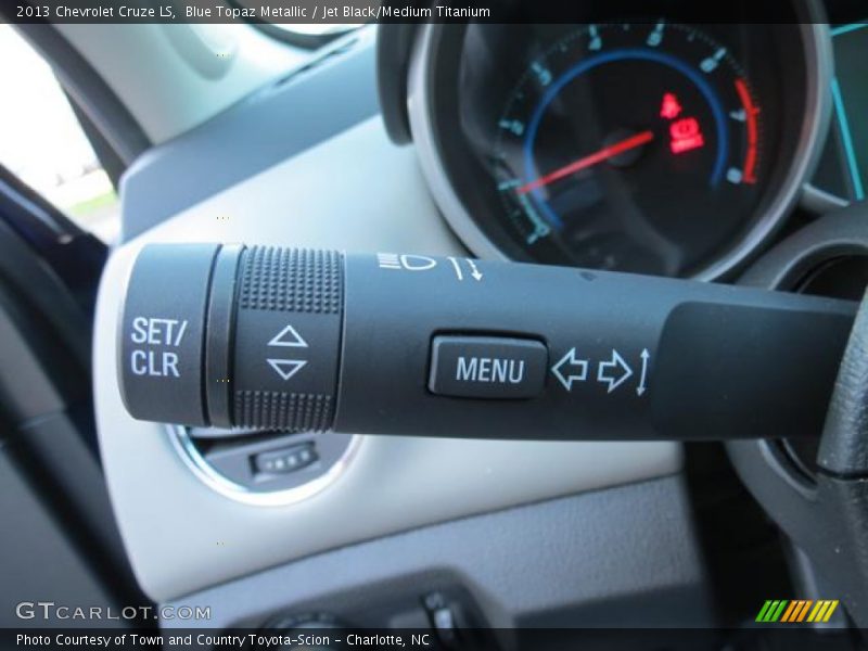 Blue Topaz Metallic / Jet Black/Medium Titanium 2013 Chevrolet Cruze LS
