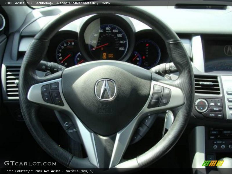 Alabaster Silver Metallic / Ebony 2008 Acura RDX Technology