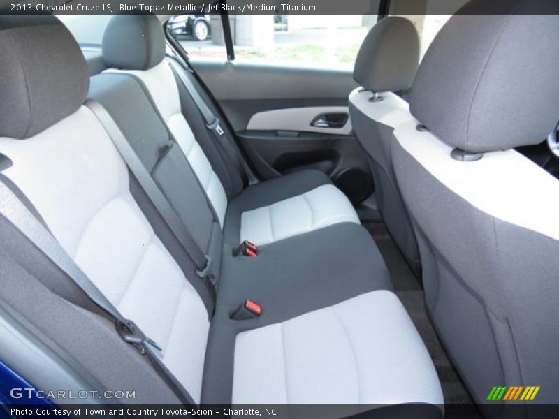 Blue Topaz Metallic / Jet Black/Medium Titanium 2013 Chevrolet Cruze LS