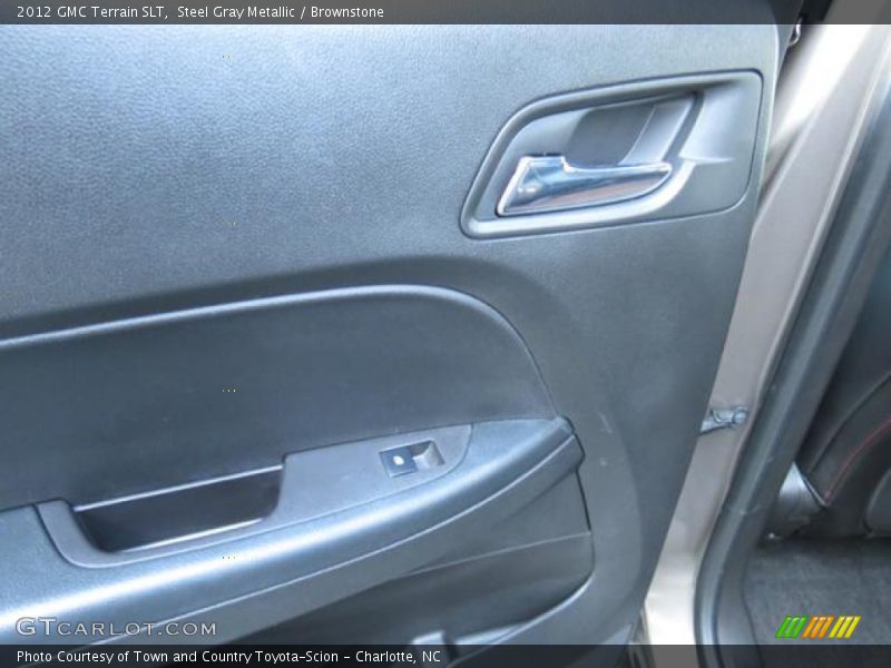 Steel Gray Metallic / Brownstone 2012 GMC Terrain SLT