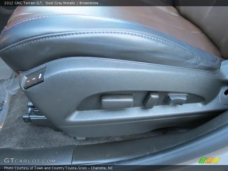 Steel Gray Metallic / Brownstone 2012 GMC Terrain SLT
