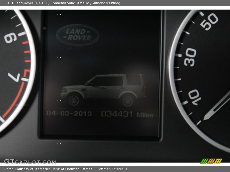 Ipanema Sand Metallic / Almond/Nutmeg 2011 Land Rover LR4 HSE