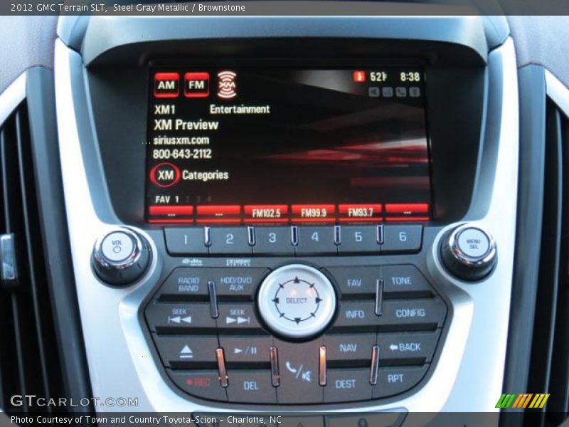 Steel Gray Metallic / Brownstone 2012 GMC Terrain SLT