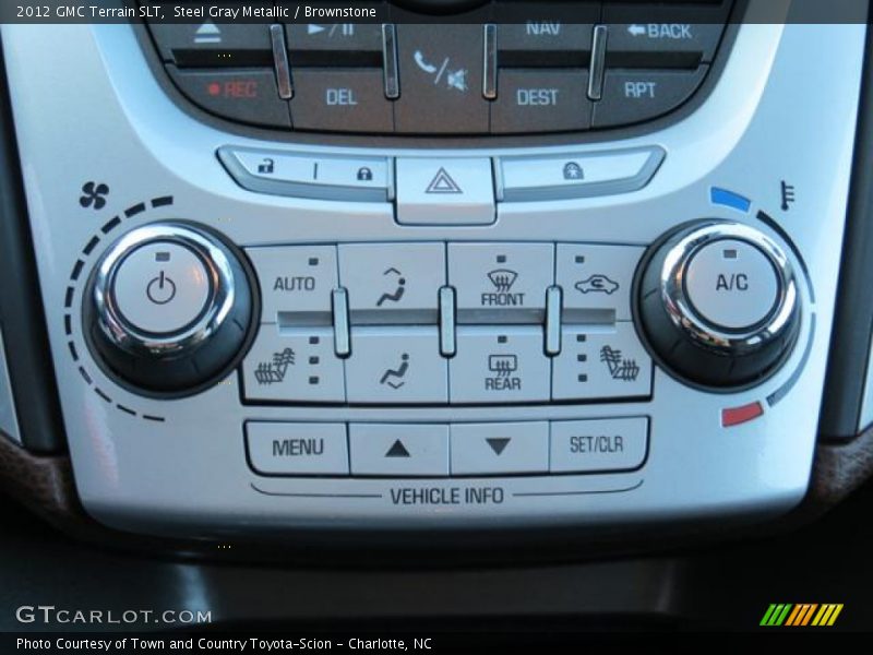 Steel Gray Metallic / Brownstone 2012 GMC Terrain SLT