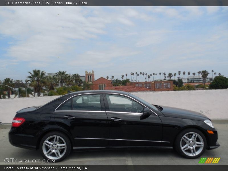 Black / Black 2013 Mercedes-Benz E 350 Sedan