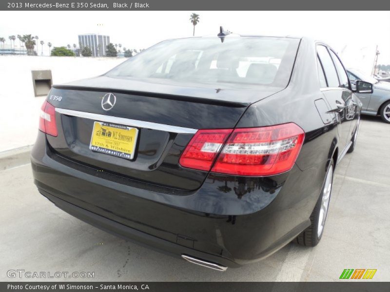 Black / Black 2013 Mercedes-Benz E 350 Sedan