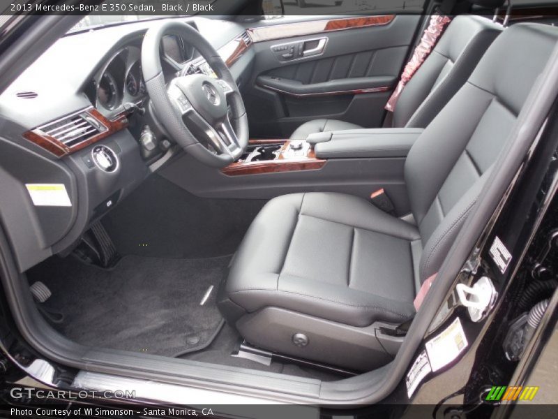 Black / Black 2013 Mercedes-Benz E 350 Sedan