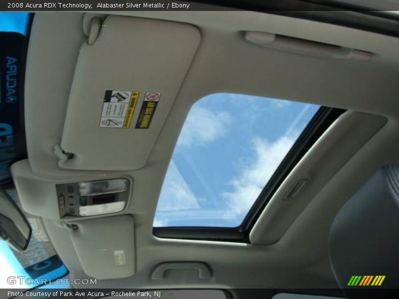 Alabaster Silver Metallic / Ebony 2008 Acura RDX Technology