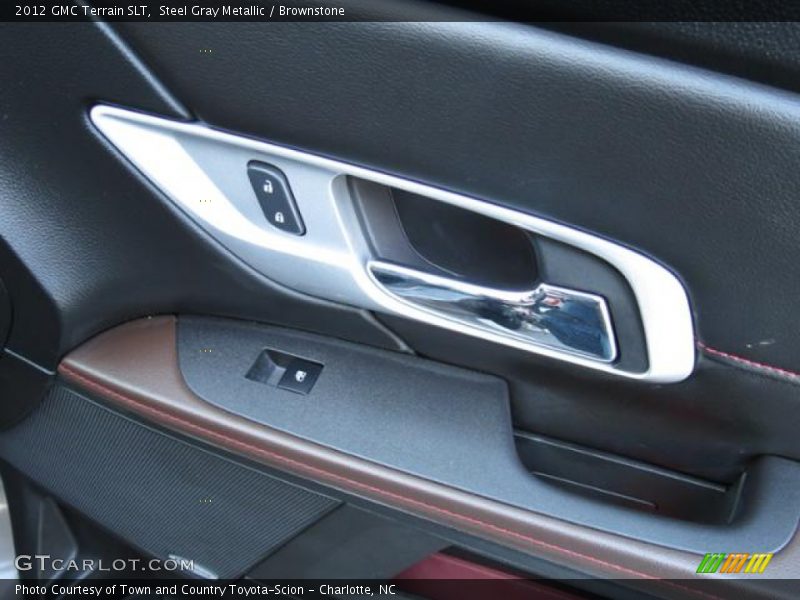 Steel Gray Metallic / Brownstone 2012 GMC Terrain SLT