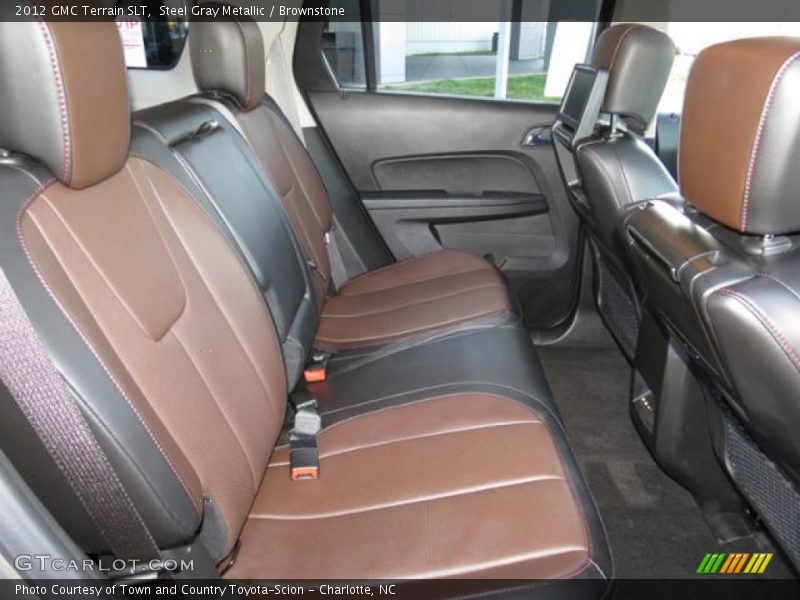 Steel Gray Metallic / Brownstone 2012 GMC Terrain SLT