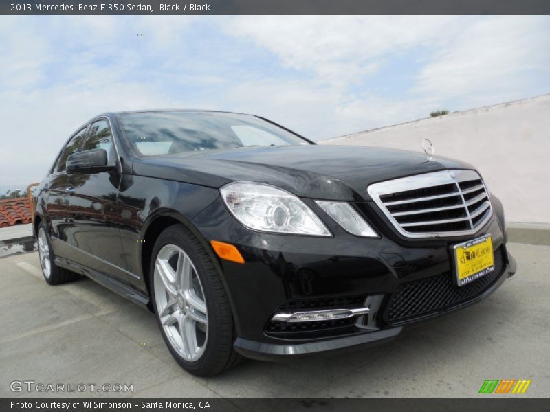 Black / Black 2013 Mercedes-Benz E 350 Sedan