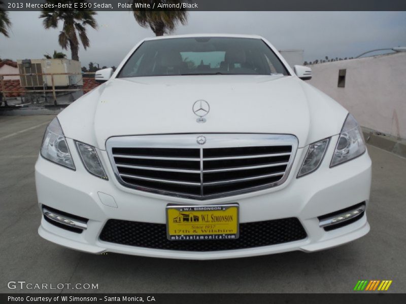 Polar White / Almond/Black 2013 Mercedes-Benz E 350 Sedan