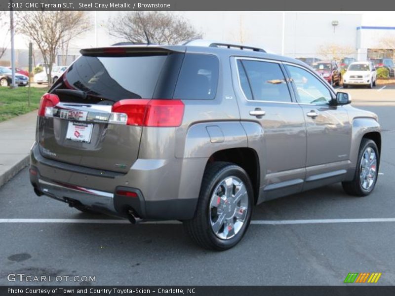 Steel Gray Metallic / Brownstone 2012 GMC Terrain SLT