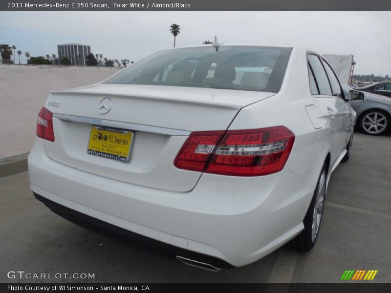 Polar White / Almond/Black 2013 Mercedes-Benz E 350 Sedan